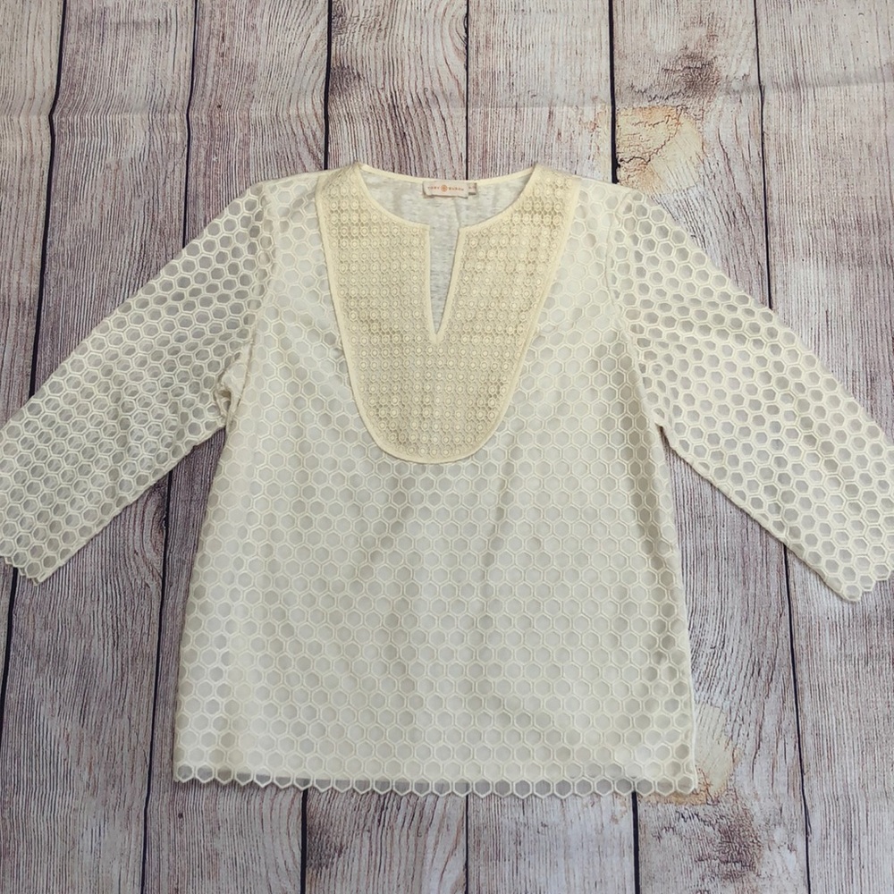 Tory Burch 3/4 sleeve top